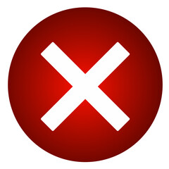 Obraz premium cross mark icon vector design element 