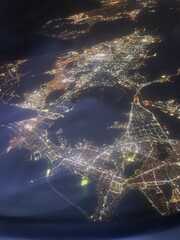 This is a picture I took on the plane.