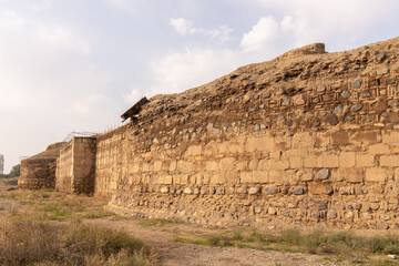 Excavations of the old city of Shamkir. The city of Shamkir. Azerbaijan.