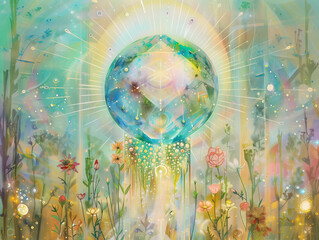 Crystal Visions of Earth: Radiating Light Connecting the Essence of Nature