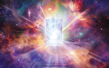 Galactic Gateway: A Journey Through Time and Energy in the Cosmic Labyrinth