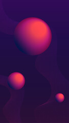 Abstract gradient background. Futuristic design background for banner, poster, cover, flyer, presentation, advertisement.
