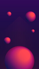 Abstract gradient background. Futuristic design background for banner, poster, cover, flyer, presentation, advertisement.