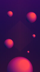 Abstract gradient background. Futuristic design background for banner, poster, cover, flyer, presentation, advertisement.