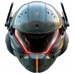 Fototapeta premium Advanced helmet with futuristic design