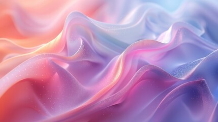 Fototapeta premium The image is a colorful, abstract painting with a smooth, fluid texture. The colors are soft and muted, and the overall effect is one of peace and tranquility.