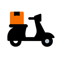 Scooter icon delivery illustration 