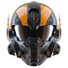 Fototapeta premium Advanced helmet with futuristic design