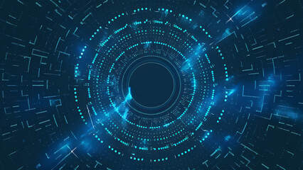 Obraz premium Structured database. Abstract digital wave particle. Digital music background. Sound vibrations. Futuristic dotted wave. Big data analytics. 3D illustration of nano particles in cyberspace