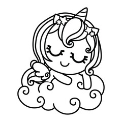 Black and white vector illustration for coloring book