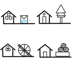 Icon set home 
