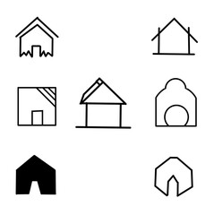Icon set home 