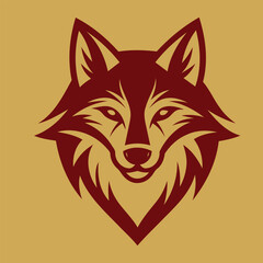 wolf head logo simple and modern design Wolf Vintage Logo
