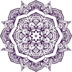 Beautiful mandala art, vector mandala design