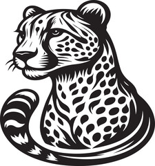 cheetah vector ilastration