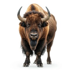 buffalo isolated on white background