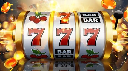 Winning a jackpot on a slot machine