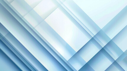 Obraz premium Blue and grey glossy squares abstract tech banner design. Modern abstract blue background design with layers of transparent material in square shapes in random geometric patterns.