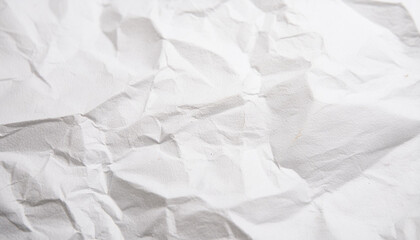Obraz premium White Paper Texture Of Crumpled and wrinkle