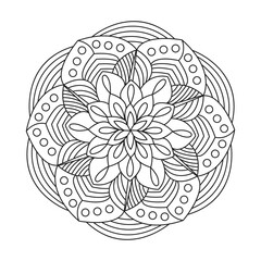Art Simple Graphic Shape Vector mandala design