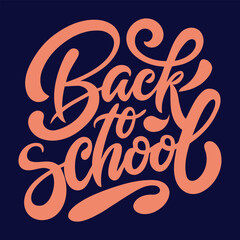 back to school vector design text effect