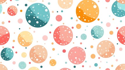 Colorful Playful Polka Dot Print with Sale Tag and 35 Discount