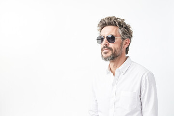 Fototapeta premium Mature Man in Sunglasses