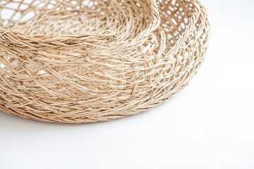 Obraz premium Closeup of a Woven Basket