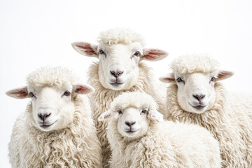 Sheep Family Portrait