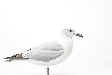 Fototapeta premium Close-Up Portrait of a White Bird