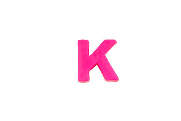 Pink letter 'K' isolate no white background.png