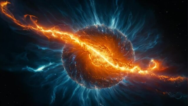 Explosive Neutron Star Supernova with Quantum Flare
