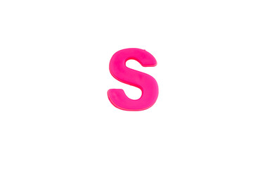 Pink letter 'S' isolate no white background.png