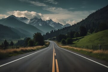 road to the mountains