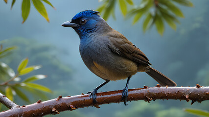 AI image generate the bulbul bird