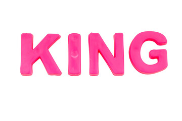 Pink Letters KING isolate no white background.png