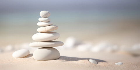 A stone on the beach