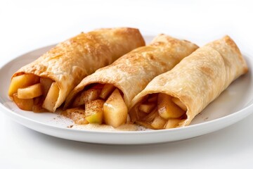 Tantalizing Tequila-Infused Apple Chimichangas with Cinnamon and Pears