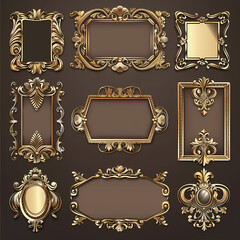 Vintage background with decorative frame vector image