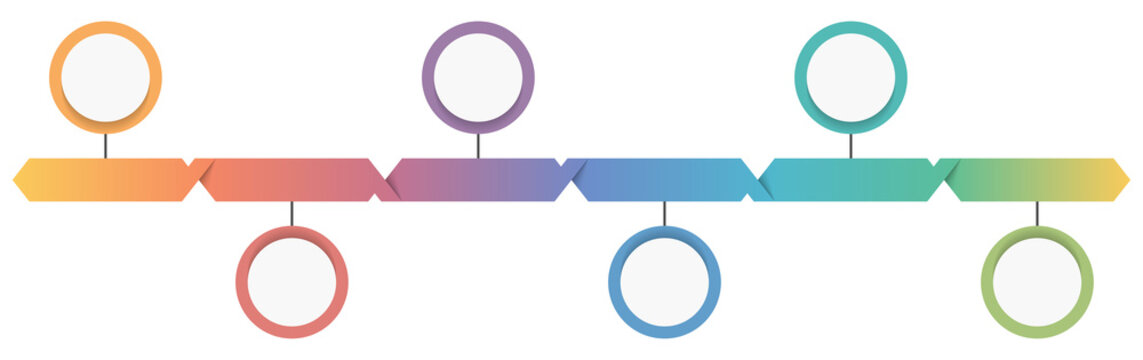 Timeline infographics template