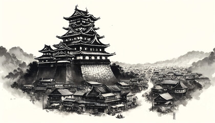 Legacy of the Samurai: Discovering the Grandeur of Japanese Castles and Their Surrounding Towns"