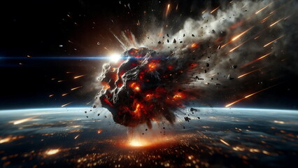 Meteor Mayhem, A Fiery Fragmentation in the Cosmos