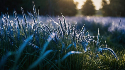 blue grass, blue turf, blue pasture