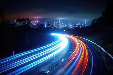 Long Exposure City Lights professional photography