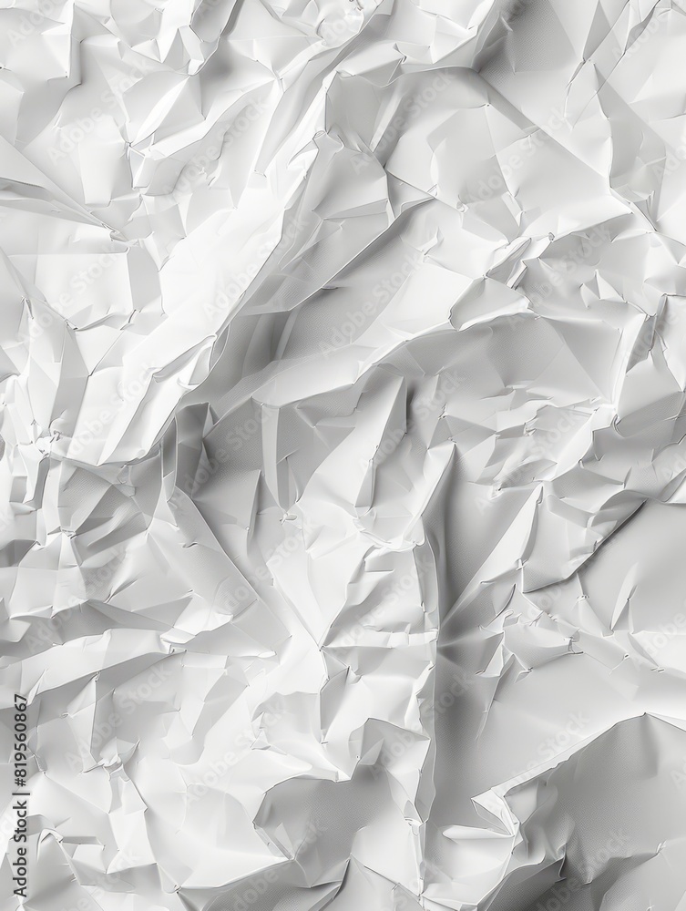 Poster white crumpled paper background texture pattern overlay