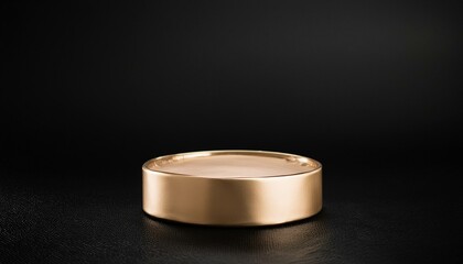 Timeless Brilliance: Floating Gold Cylinder in Studio
