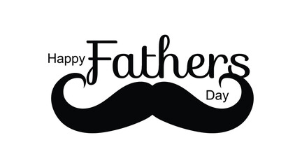 Happy Fathers Day Typography sticker