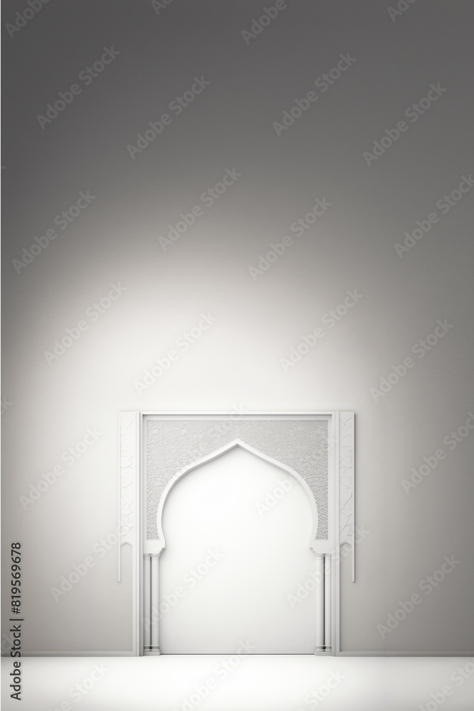 Wall mural luxury Islamic holiday background for instagram story promotion banner