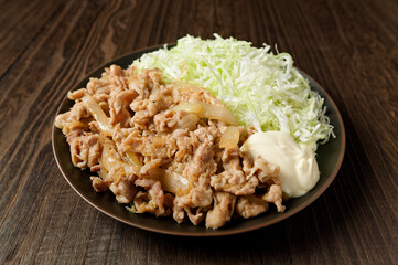 豚のしょうが焼き