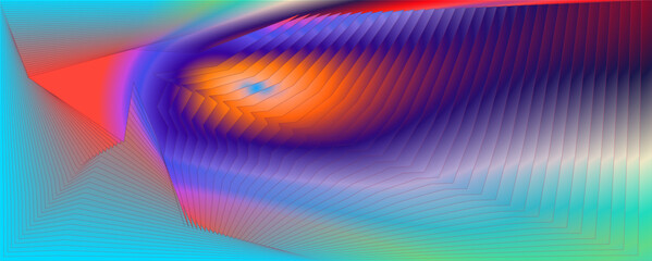 Obraz premium Colorful gradient fluid abstract background for summer